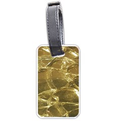 Gold Bar Golden Chic Festive Sparkling Gold  Luggage Tags (one Side)  by yoursparklingshop