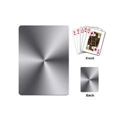 Shiny Metallic Silver Playing Cards (mini)  by yoursparklingshop