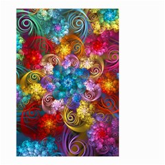 Spirals And Curlicues Small Garden Flag (two Sides) by WolfepawFractals