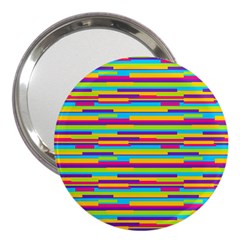 Colorful Stripes Background 3  Handbag Mirrors by TastefulDesigns