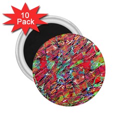 Expressive Abstract Grunge 2 25  Magnets (10 Pack) 