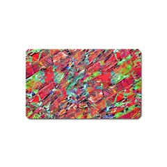 Expressive Abstract Grunge Magnet (name Card) by dflcprints