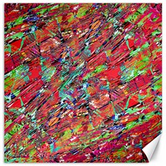 Expressive Abstract Grunge Canvas 12  X 12   by dflcprints