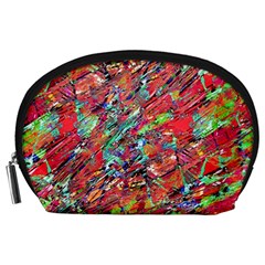 Expressive Abstract Grunge Accessory Pouches (large) 