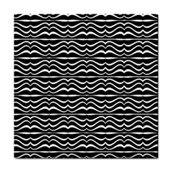 Modern Zebra Pattern Tile Coasters
