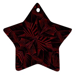 Sharp Tribal Pattern Star Ornament (two Sides)  by dflcprints