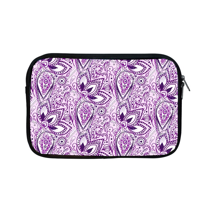 Purple Paisley Doodle Apple iPad Mini Zipper Cases