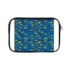 Blue Waves Apple Ipad Mini Zipper Cases by FunkyPatterns