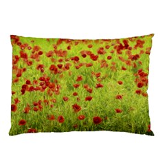 Poppy Viii Pillow Case by colorfulartwork