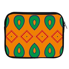 Rhombus And Leaves                                                                			apple Ipad 2/3/4 Zipper Case by LalyLauraFLM