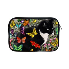 Freckles In Butterflies I, Black White Tux Cat Apple Ipad Mini Zipper Cases by DianeClancy