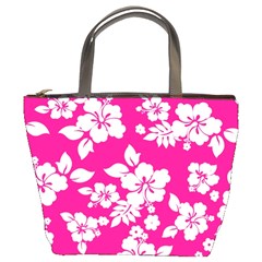 Pink Hawaiian Bucket Bags
