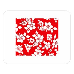 Red Hawaiian Double Sided Flano Blanket (large)  by AlohaStore