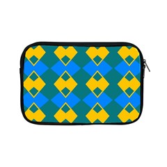 Blue Yellow Rhombus Pattern                                                                           			apple Ipad Mini Zipper Case