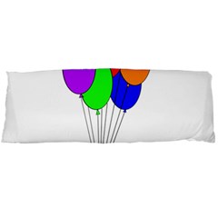 Colorful Balloons Body Pillow Case Dakimakura (two Sides) by Valentinaart
