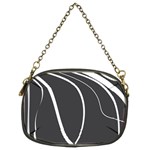 Black and white elegant design Chain Purses (Two Sides) 