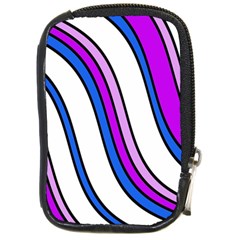 Purple Lines Compact Camera Cases by Valentinaart