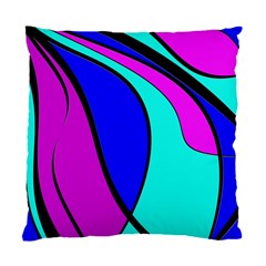 Purple And Blue Standard Cushion Case (two Sides) by Valentinaart
