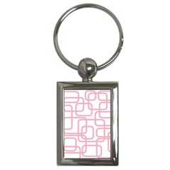 Pink Elegant Design Key Chains (rectangle)  by Valentinaart