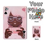 Gamergirl 3 P Playing Cards 54 Designs  Front - Spade2