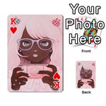 Gamergirl 3 P Playing Cards 54 Designs  Front - HeartK