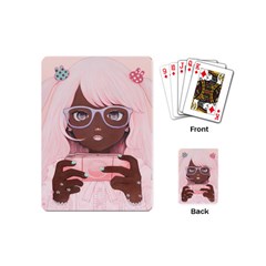 Gamergirl 3 P Playing Cards (mini)  by kaoruhasegawa