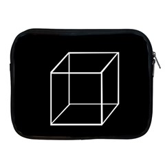 Simple Cube Apple Ipad 2/3/4 Zipper Cases by Valentinaart