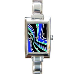 Colors Of 70 s Rectangle Italian Charm Watch by Valentinaart