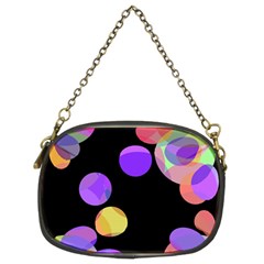 Colorful Decorative Circles Chain Purses (two Sides)  by Valentinaart