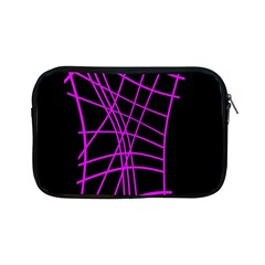 Neon Purple Abstraction Apple Ipad Mini Zipper Cases