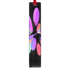 Colorful Abstract Flower Large Book Marks by Valentinaart