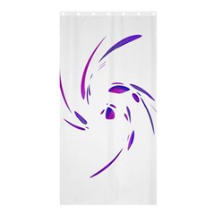 Purple Twist Shower Curtain 36  X 72  (stall)  by Valentinaart
