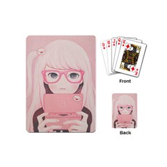 Gamegirl Girl Playing Cards (mini) 