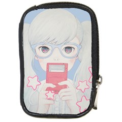 Gamegirl Girl Play With Star Compact Camera Cases