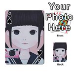 Smile Camare Playing Cards 54 Designs  Front - Spade4
