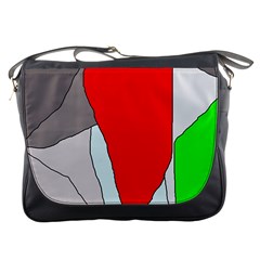 Colorful Abstraction Messenger Bags by Valentinaart
