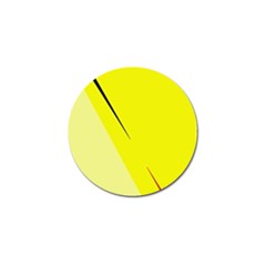 Yellow Design Golf Ball Marker (4 Pack) by Valentinaart