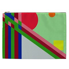Decorative Abstraction Cosmetic Bag (xxl)  by Valentinaart