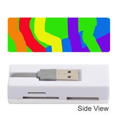 Rainbow Abstraction Memory Card Reader (stick)  by Valentinaart