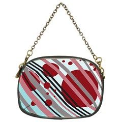 Colorful Lines And Circles Chain Purses (two Sides)  by Valentinaart