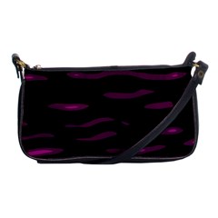 Purple And Black Shoulder Clutch Bags by Valentinaart