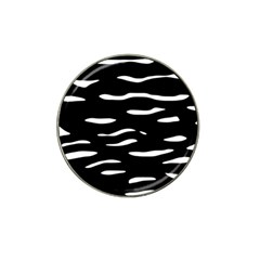 Black And White Hat Clip Ball Marker (4 Pack) by Valentinaart