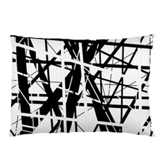 Black And White Abstract Design Pillow Case (two Sides) by Valentinaart