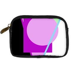 Purple Geometric Design Digital Camera Cases by Valentinaart