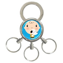 Snoopy 3-ring Key Chains