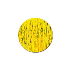 Yellow Pattern Golf Ball Marker (10 Pack) by Valentinaart