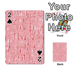 Elegant Pink Pattern Playing Cards 54 Designs  by Valentinaart