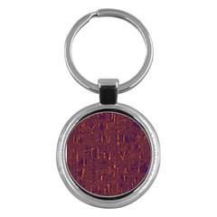 Purple Pattern Key Chains (round)  by Valentinaart