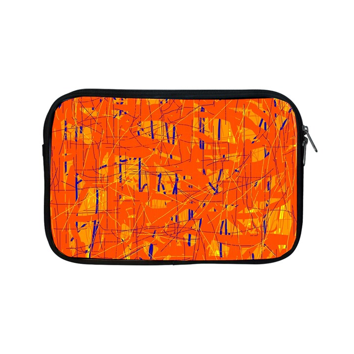 Orange pattern Apple iPad Mini Zipper Cases
