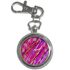 Purple Pattern Key Chain Watches by Valentinaart